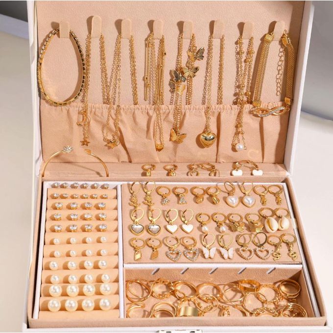 115pcs of Earrings+Necklace+Ring+Bracelet Jewelry Set